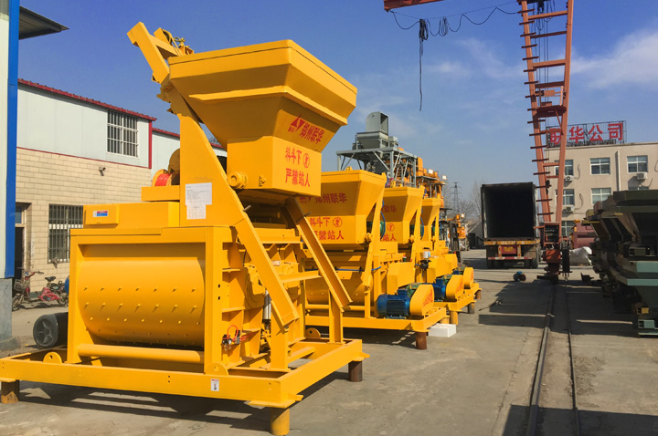 混凝土搅拌机展示